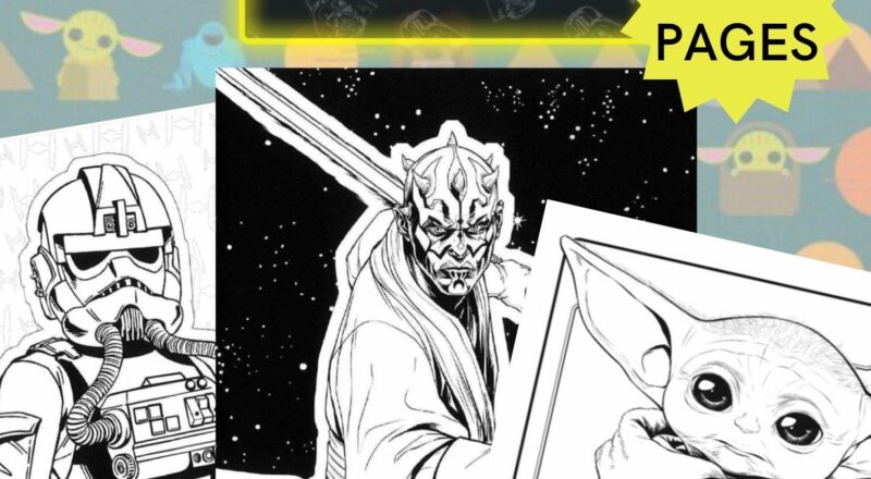 Star Wars Coloring Book 130 Pages All Ages PDF Etsy