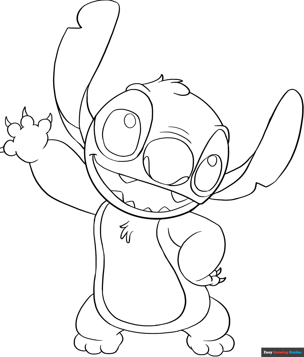 stitch printable coloring pages