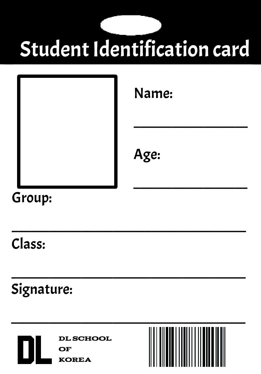 Student Id Template