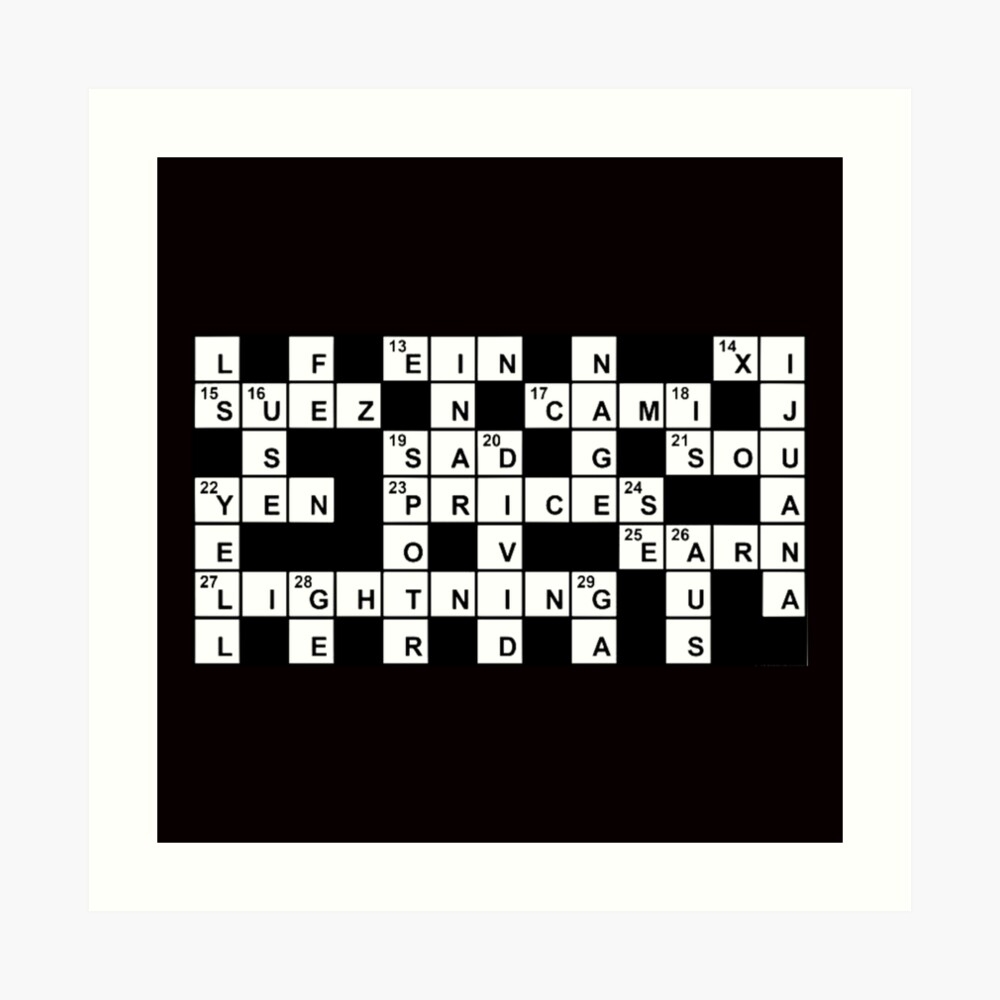Success Crossword Clue Art Board Print For Sale By Covid50 Redbubble