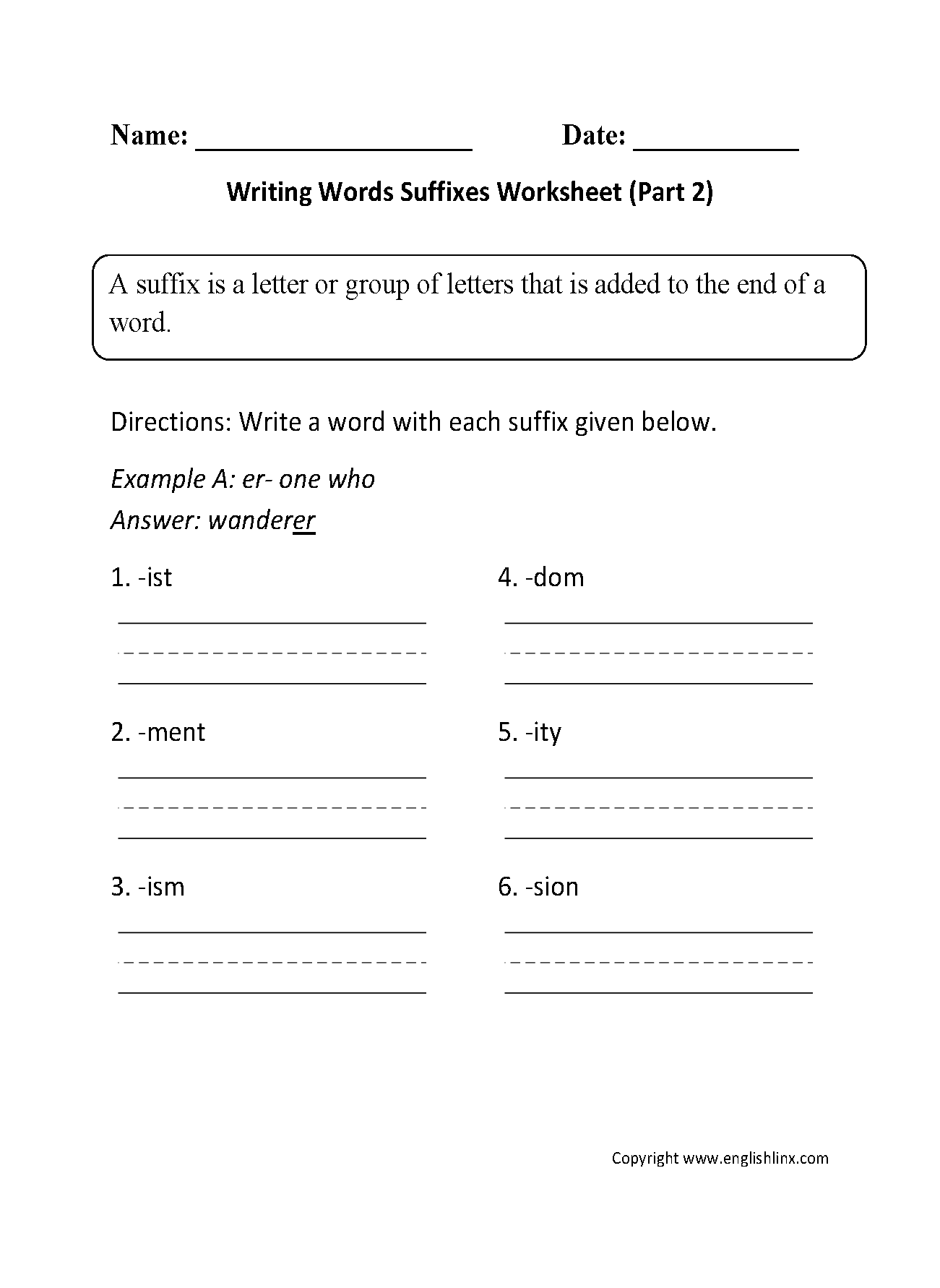 and suffix worksheets and suffix worksheets