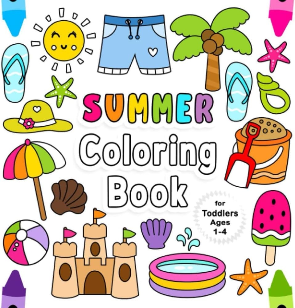 summer coloring page