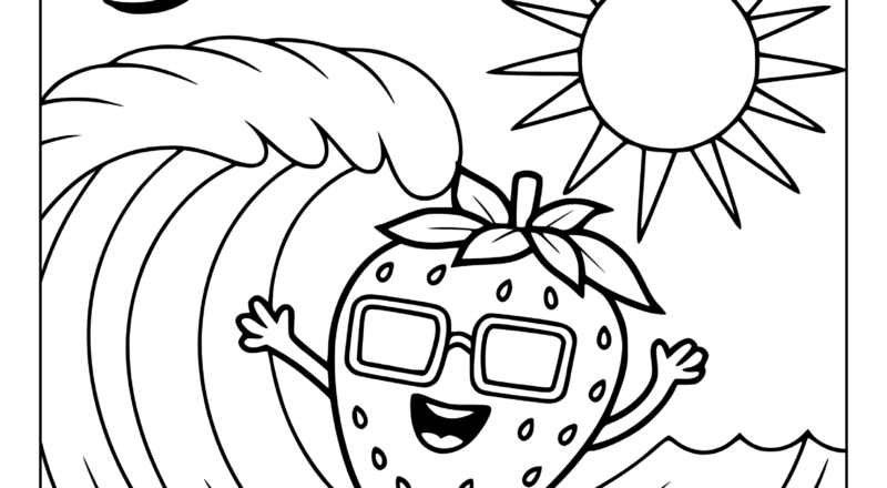 Summer Coloring Pages Free Printable Seasonal PDFs