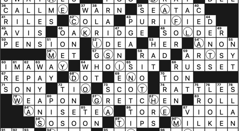 Sunday June 23 2024 Diary Of A Crossword Fiend