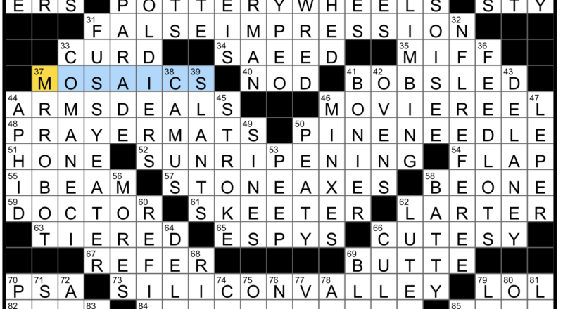 Sunday November 2 2025 Diary Of A Crossword Fiend