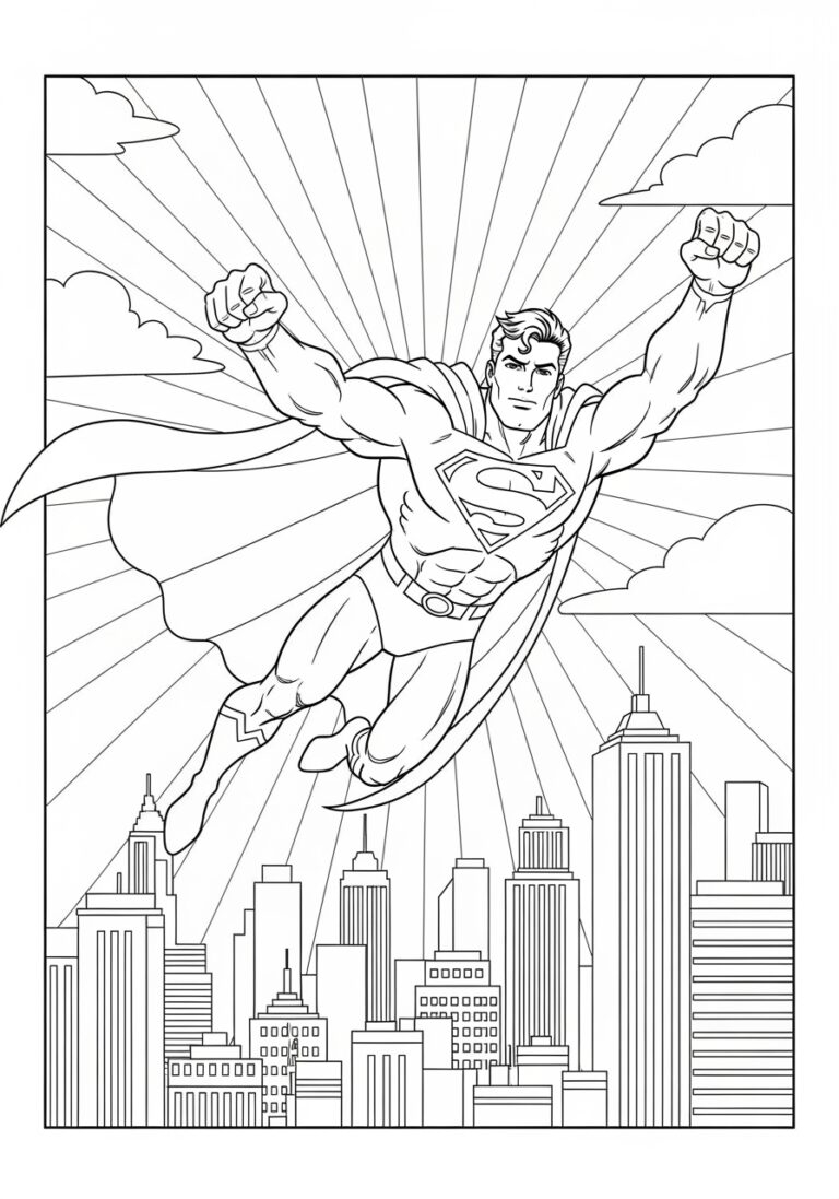 superman coloring pages