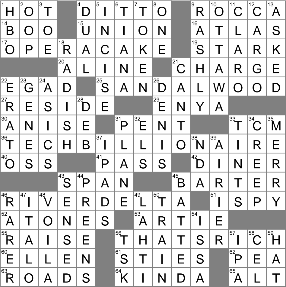 Sweetie Crossword Clue Archives LAXCrossword