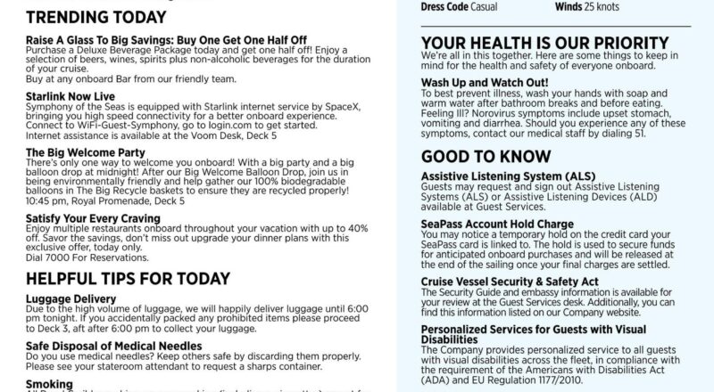 Symphony Of The Seas 7 night Western Mediterranean Cruise Compass April 23 2023 By Royal Caribbean Blog Issuu