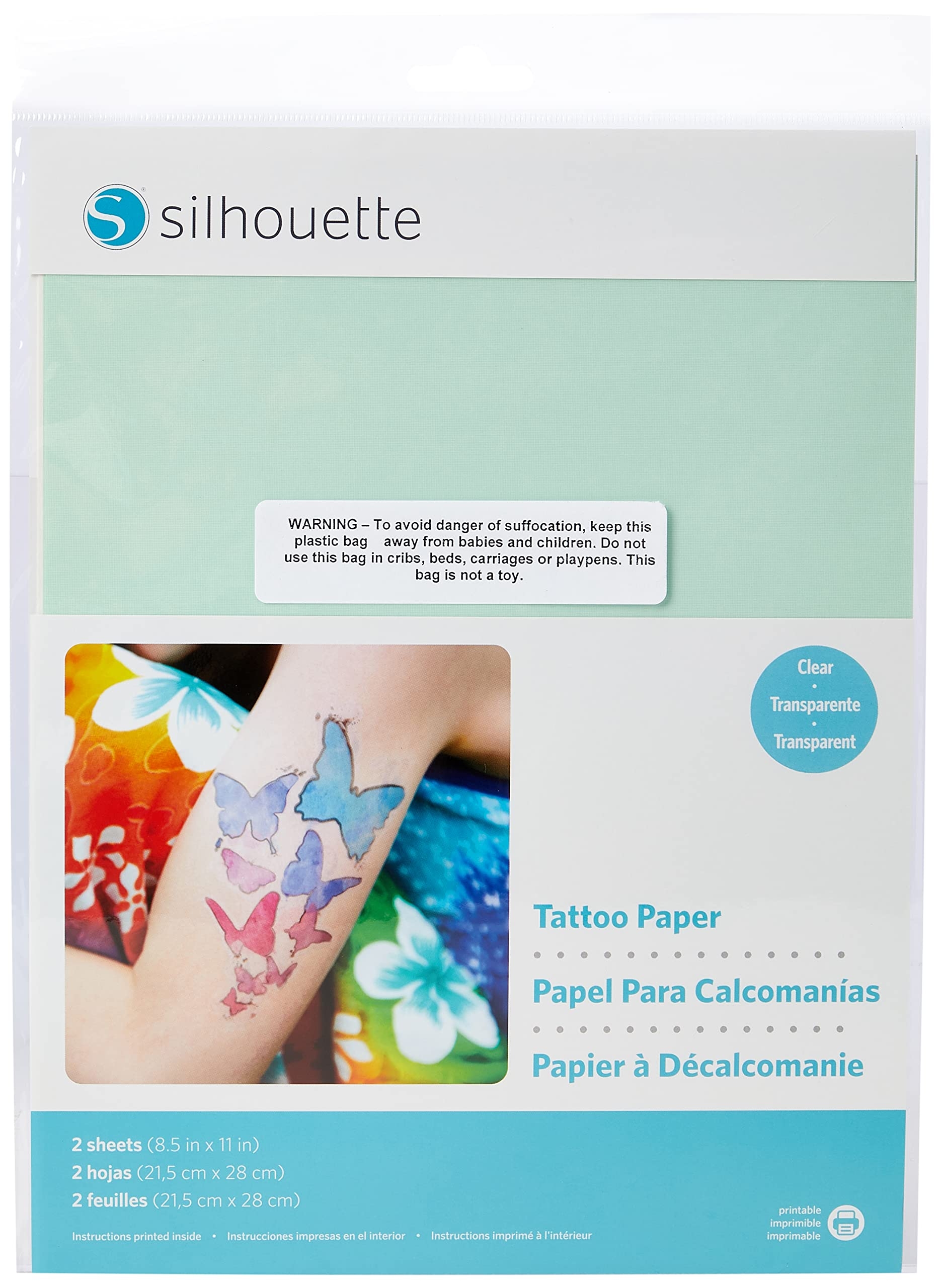 Temporary Tattoos For Kids Silhouette Temporary Tattoo Paper Inkjet Printable Tattoo Transfer Sheets Custom Tattoo Printing