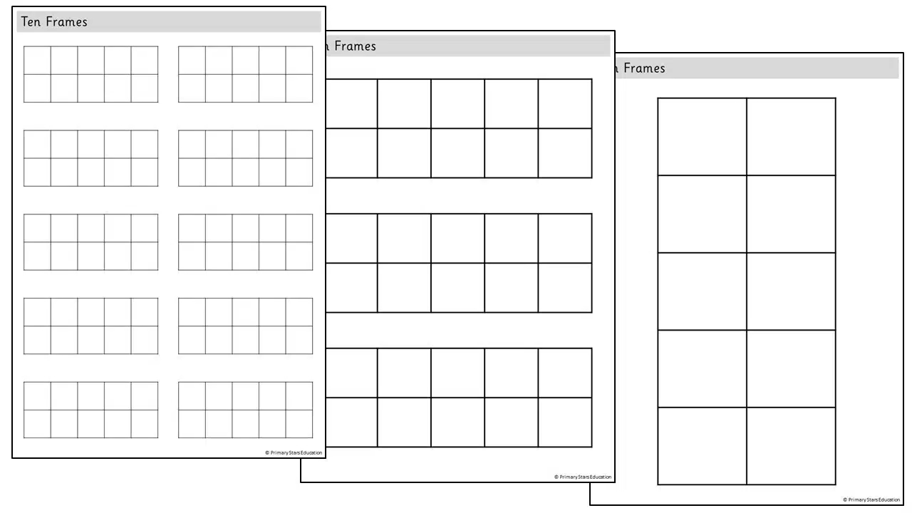 ten frame printable