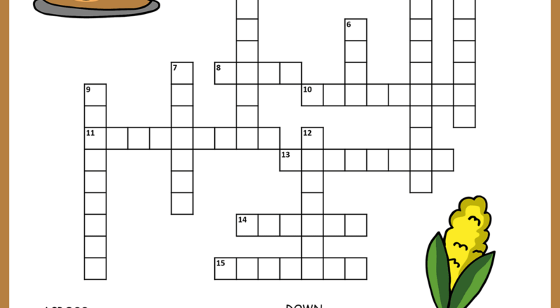 Thanksgiving Crossword