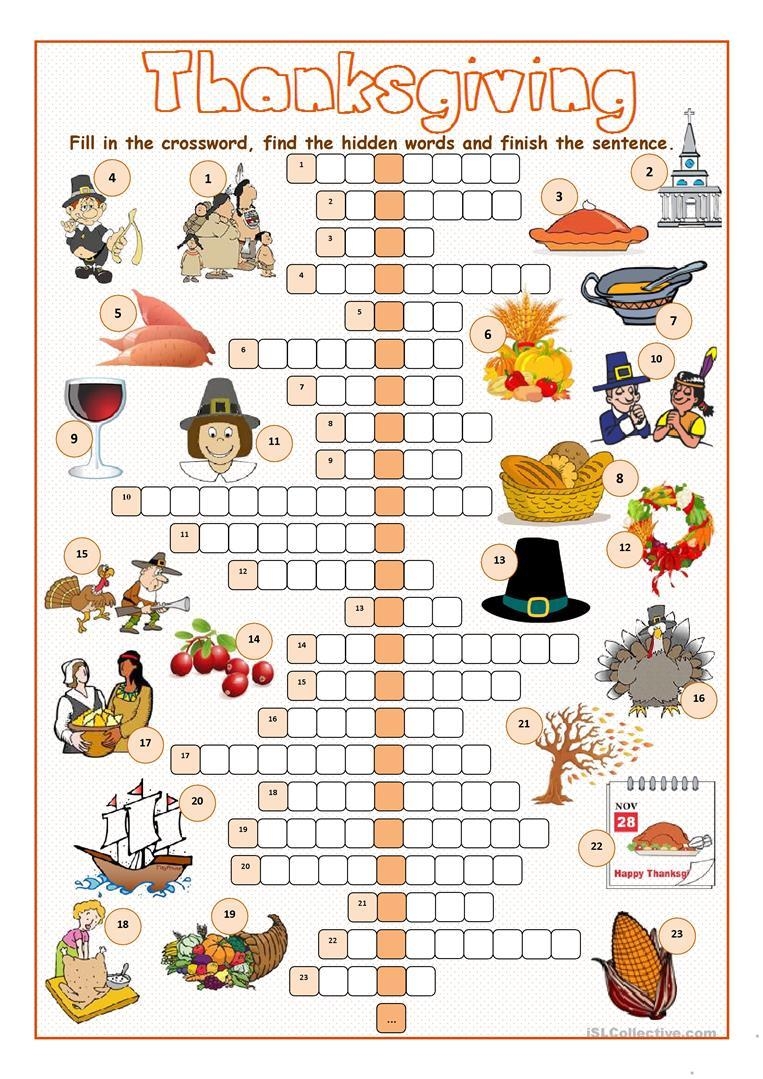 thanksgiving crossword puzzle thanksgiving crossword puzzle
