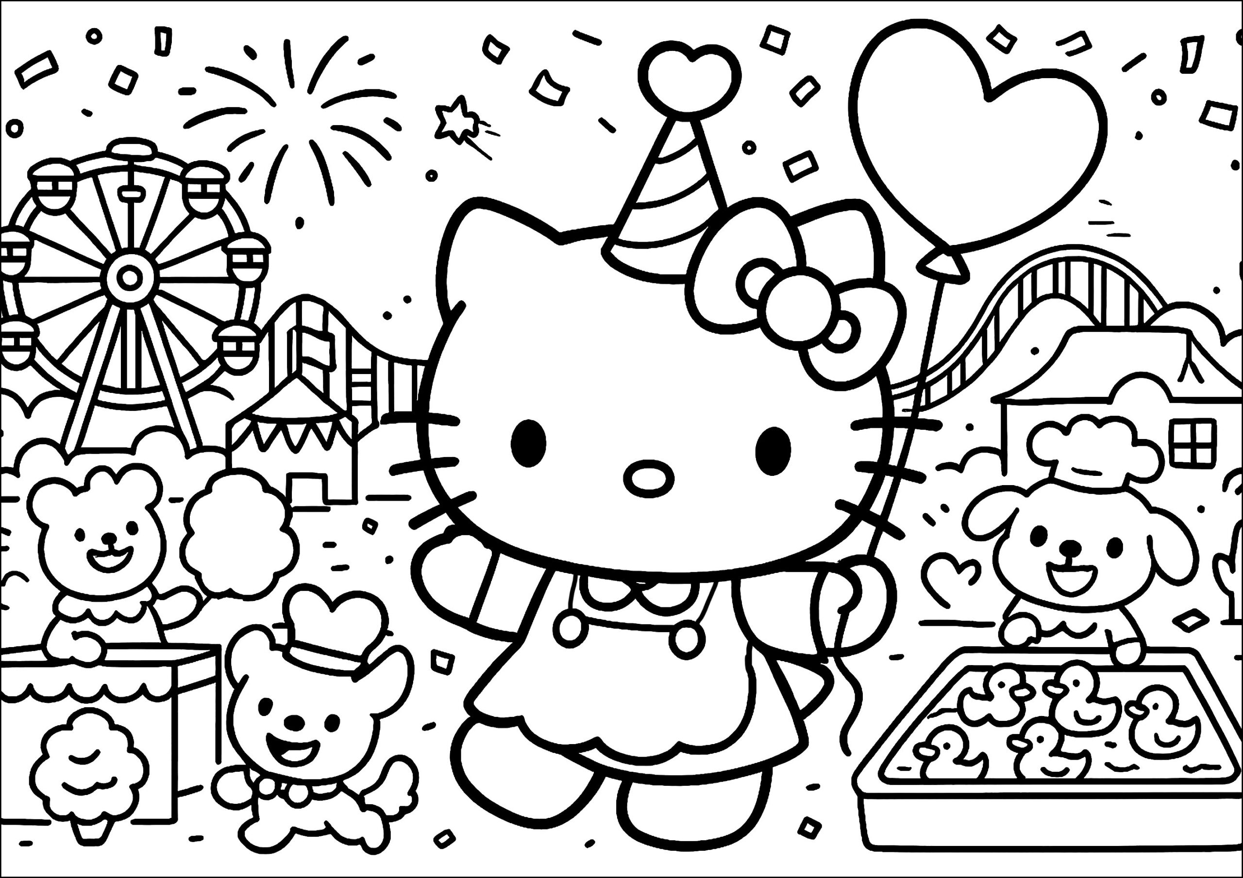 printable hello kitty coloring pages printable hello kitty coloring pages