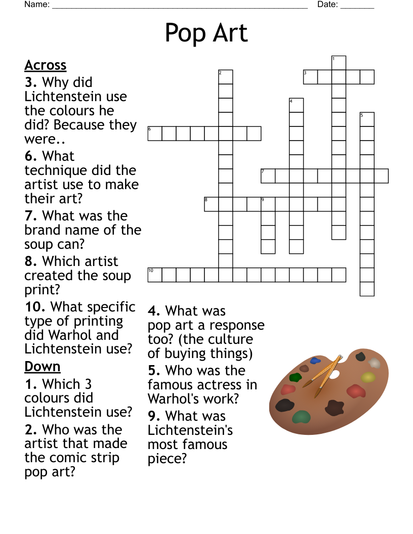 The Blacklist Crossword Puzzle WordMint
