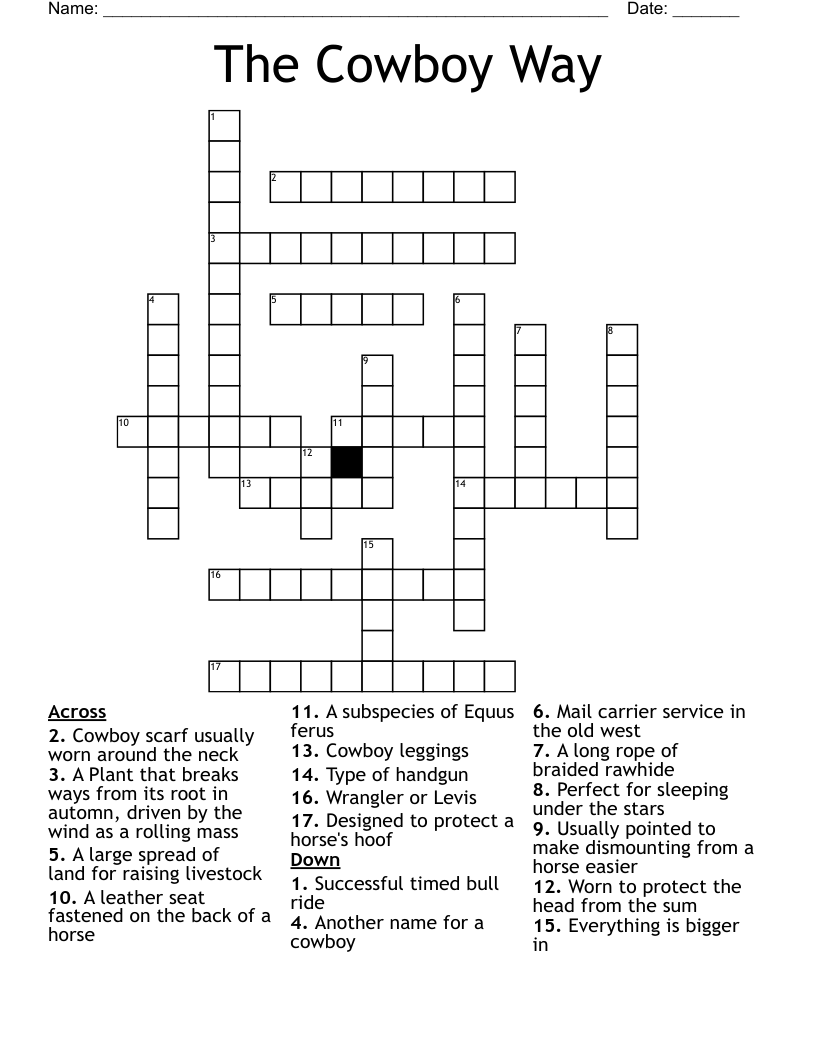 by way of crossword