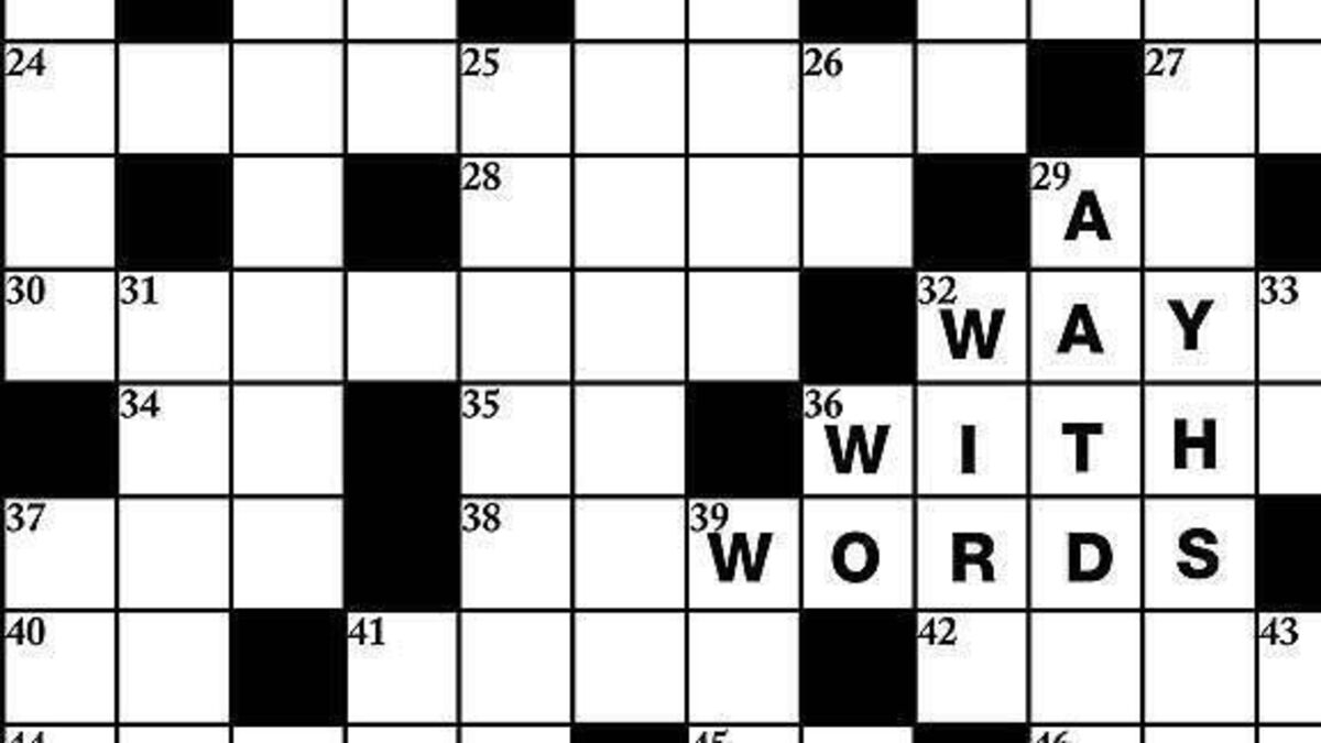 The Crossword Has It s Way With Words