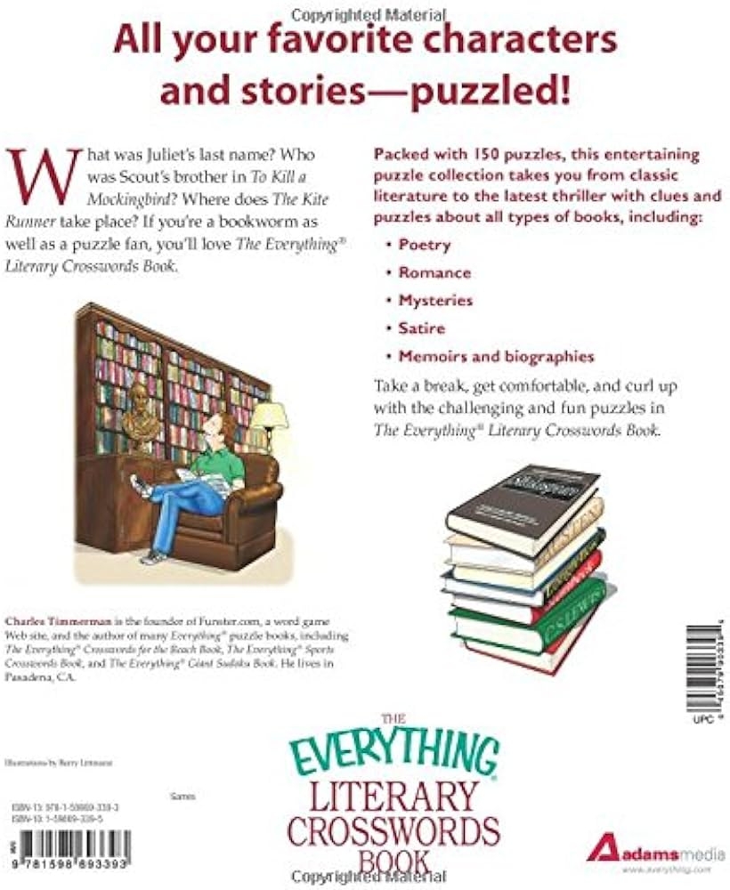 literary collection crossword clue