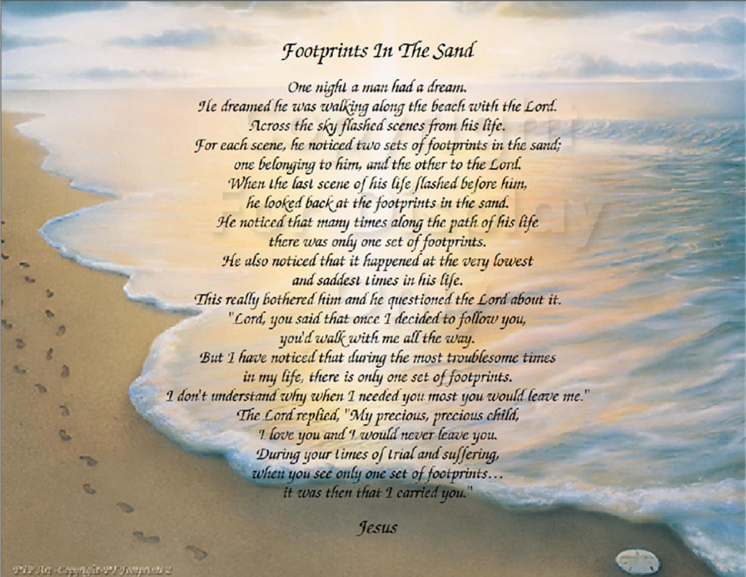 The Footprints In The Sand Poem Christian Poem Inspirational Print Ready To Frame Wall Plaque Gift Idea Ocean Beach Scene Etsy The Footprints In The Sand Poem Christian Poem Inspirational Print Ready To Frame Wall Plaque Gift Idea Ocean Beach Scene Etsy