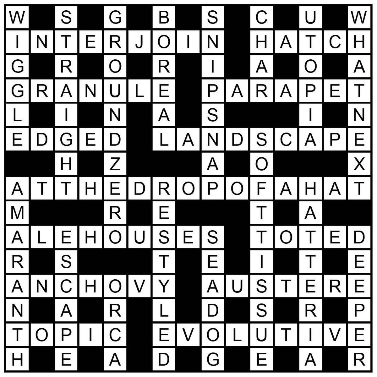 The Hindu Sunday Crossword No 30 The Hindu