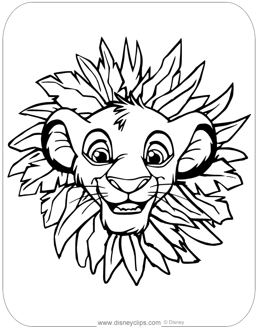 lion king coloring pages lion king coloring pages