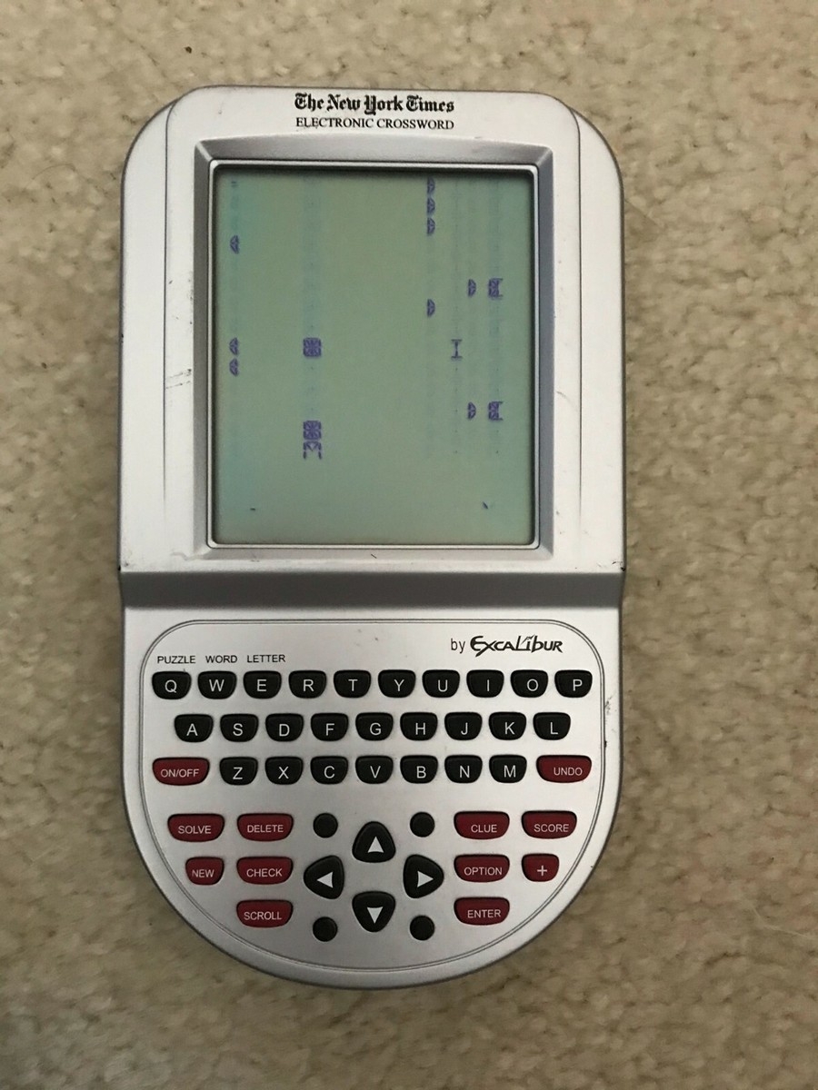 The New York Times Electronic Crossword Puzzle By Excalibur EBay The New York Times Electronic Crossword Puzzle By Excalibur EBay