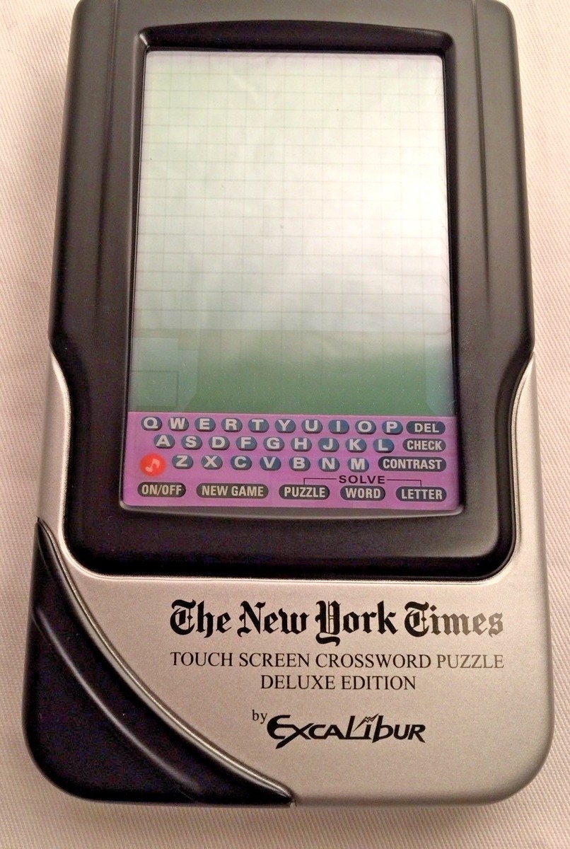 The NY Times Electronics Touch Screen Crossword Puzzle Hand Held Game Deluxe Ed EBay The NY Times Electronics Touch Screen Crossword Puzzle Hand Held Game Deluxe Ed EBay