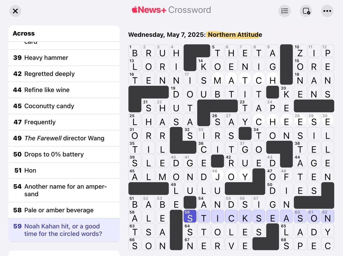 parody crossword clue