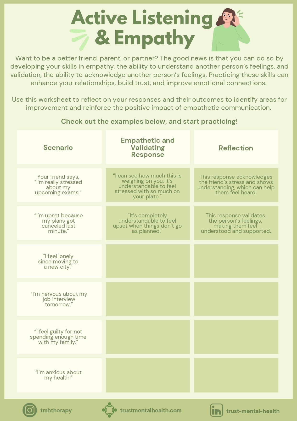 Therapy Worksheets CBT Worksheets Trust Mental Health
