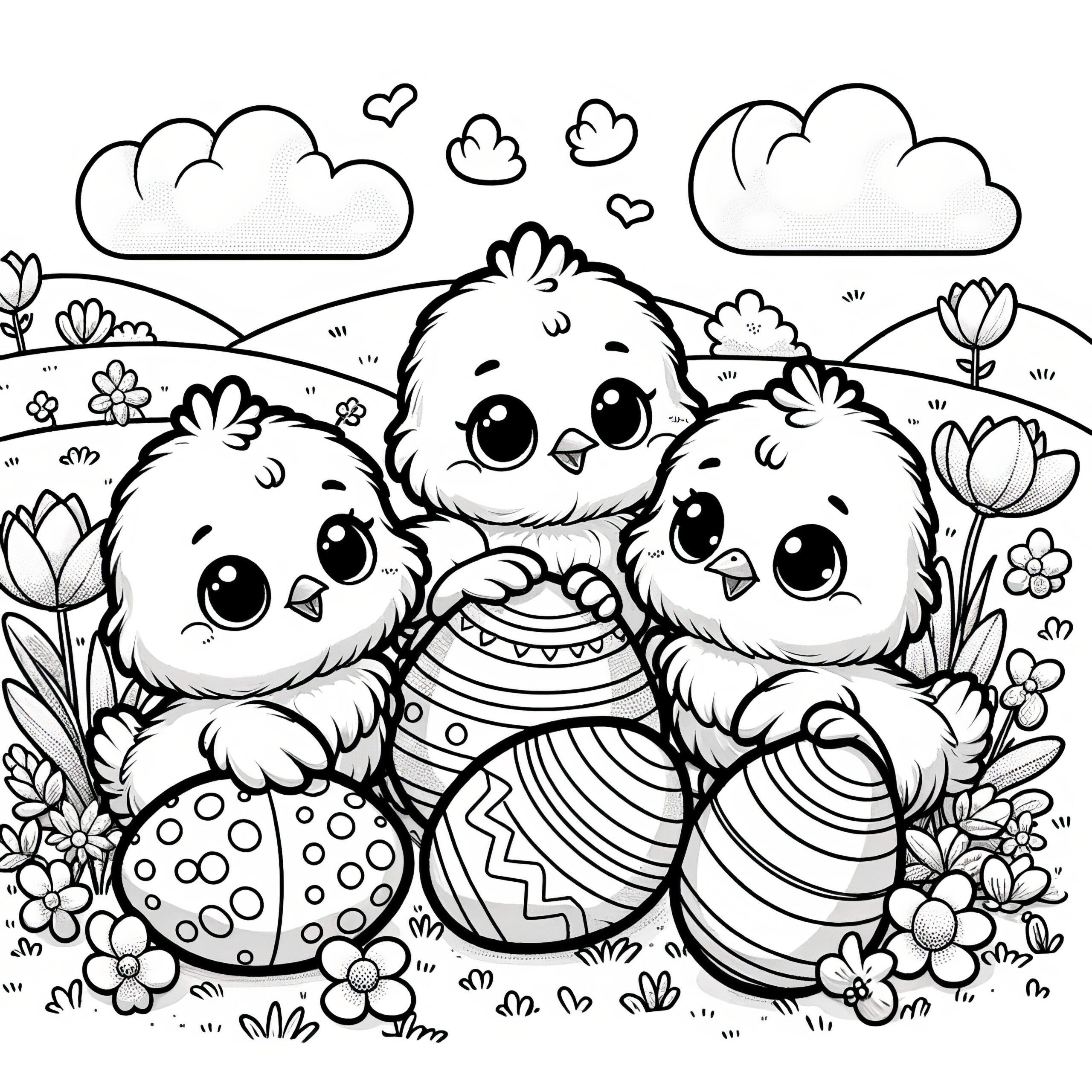 cute easter coloring pages cute easter coloring pages