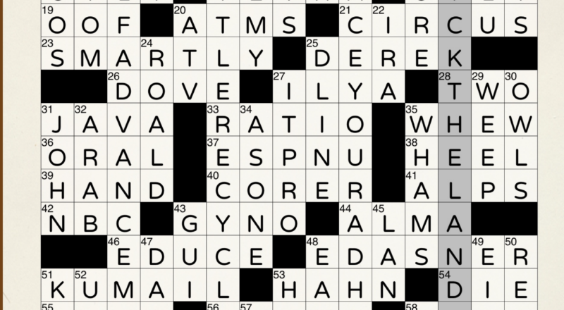 Thursday February 27 2025 Diary Of A Crossword Fiend