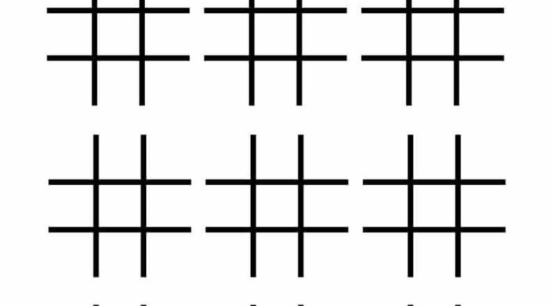 Tic Tac Toe Board Printable Free PDF Templates