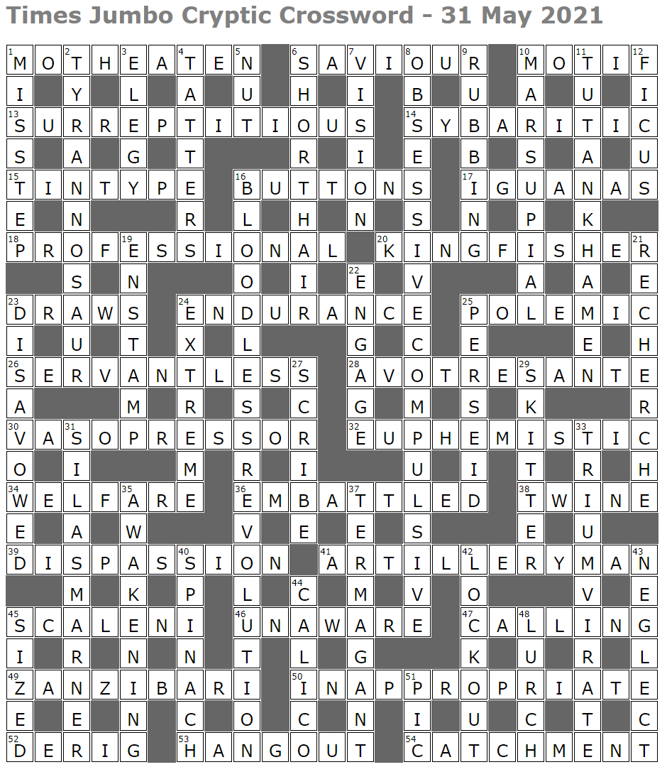 Times Jumbo Cryptic Crossword 1501 Lucian Poll s Web Ramblings