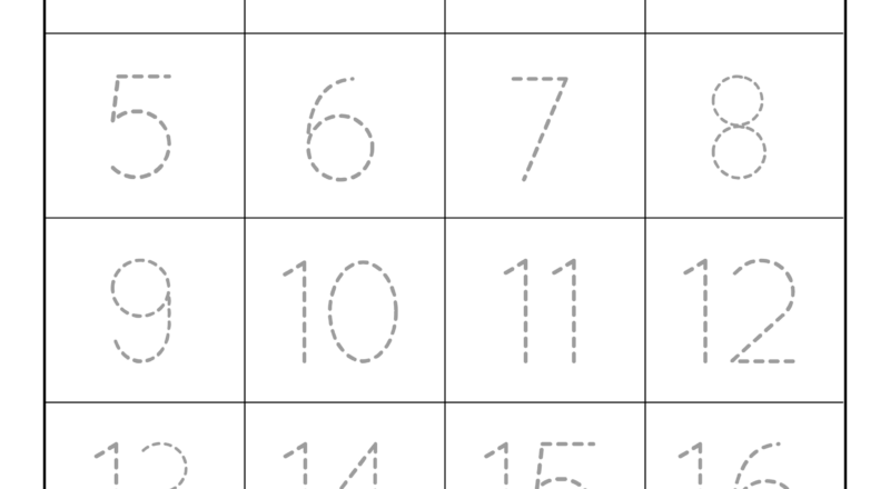 Tracing Numbers Free Printable Practice PDF Worksheets Free Printables Lettering SVG Files Tools Apps