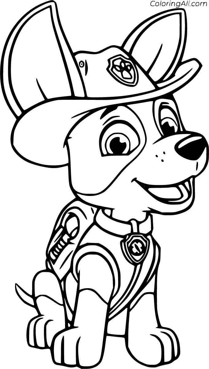 coloring pages paw patrol printable