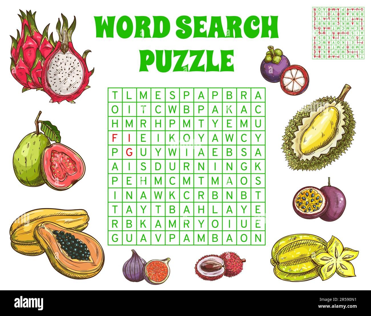 tropical fruit crossword clue