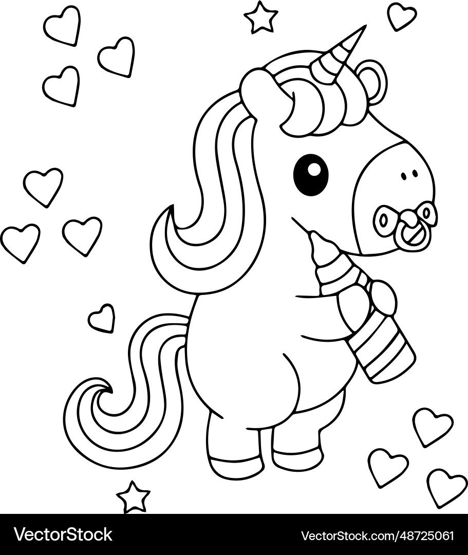 free unicorn coloring pages