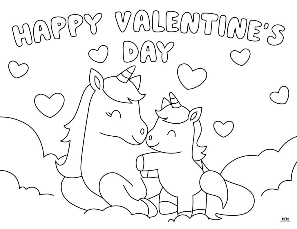 valentines day coloring page