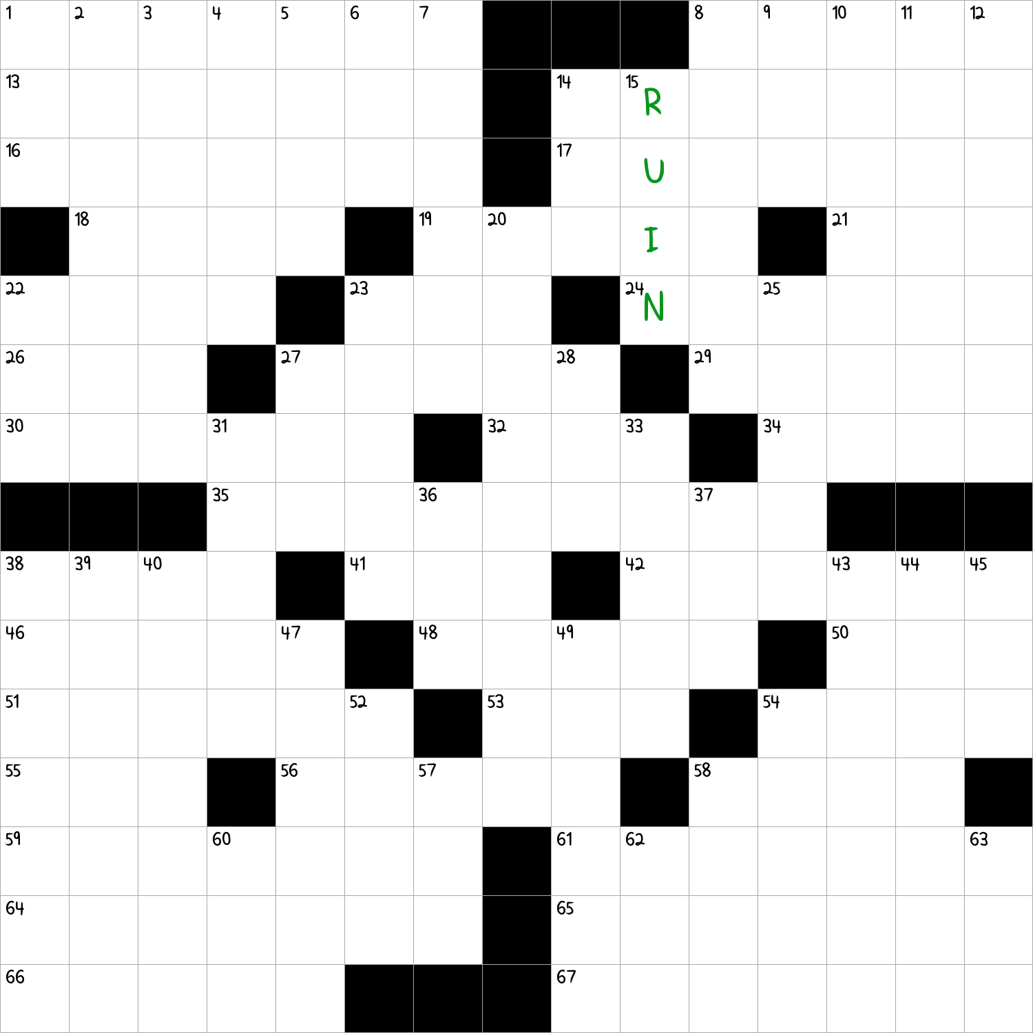 utter crossword clue