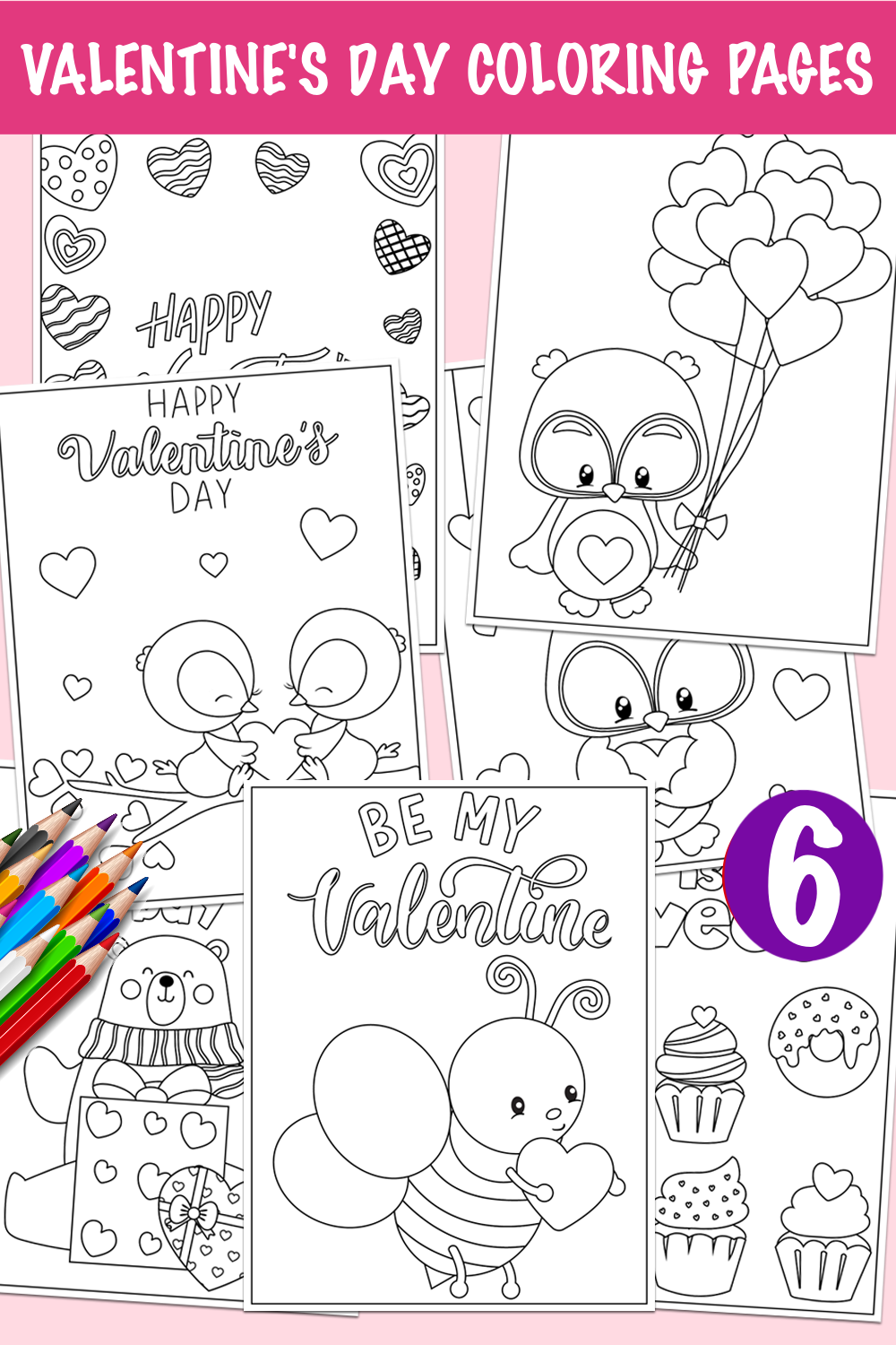 coloring pages valentines day coloring pages valentines day