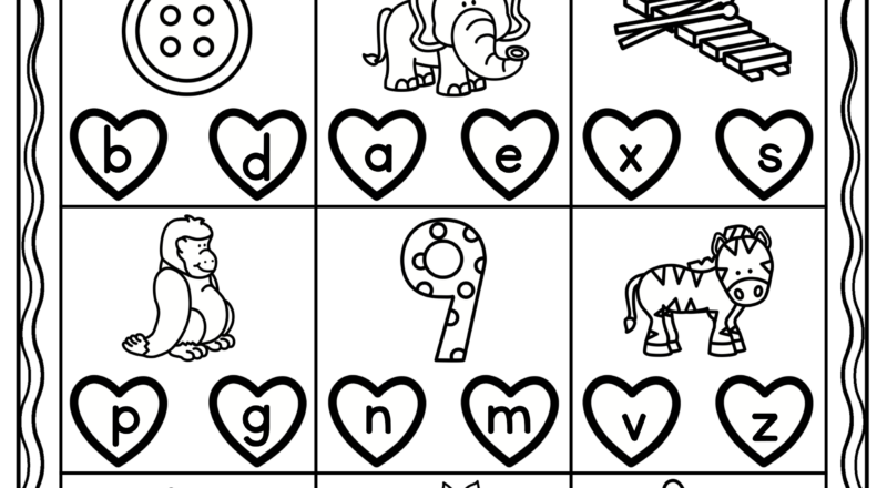 Valentine s Day Kindergarten Worksheets February Made By Teachers
