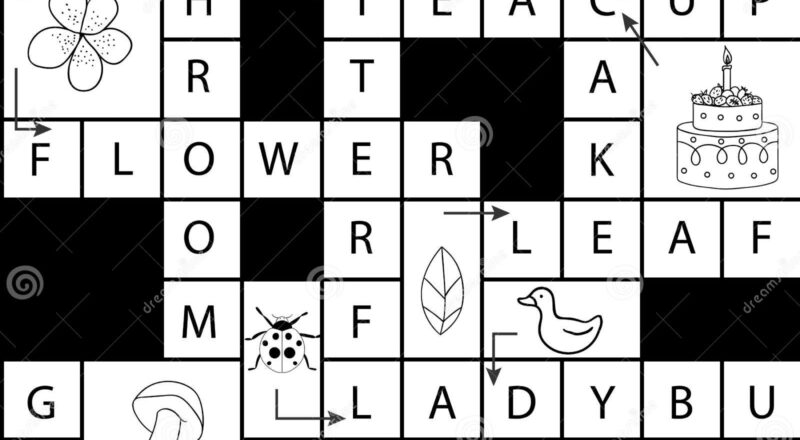 Vector Seamless Pattern With Crossword Puzzle Stock Vector Illustration Of Fabric Design 145032647