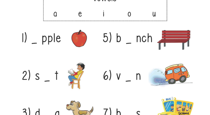 Vowels Worksheets Short Vowel Sounds Worksheet