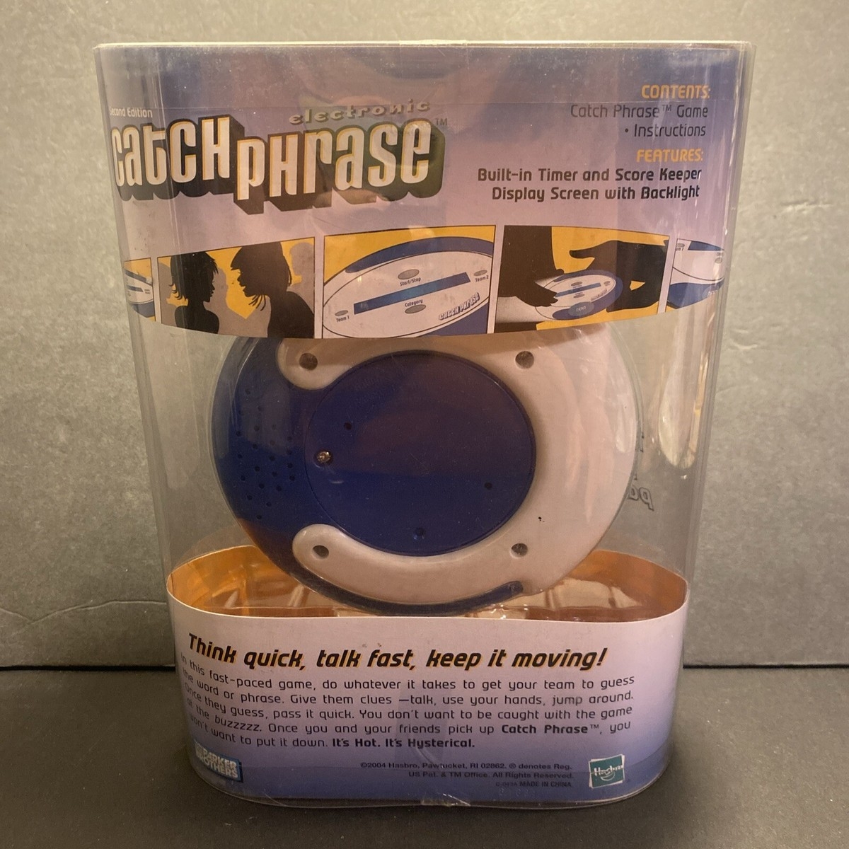 VTG New Catch Phrase Electronic Games 2004 2nd Edition Blue Hasbro New Sealed 653569409847 EBay VTG New Catch Phrase Electronic Games 2004 2nd Edition Blue Hasbro New Sealed 653569409847 EBay