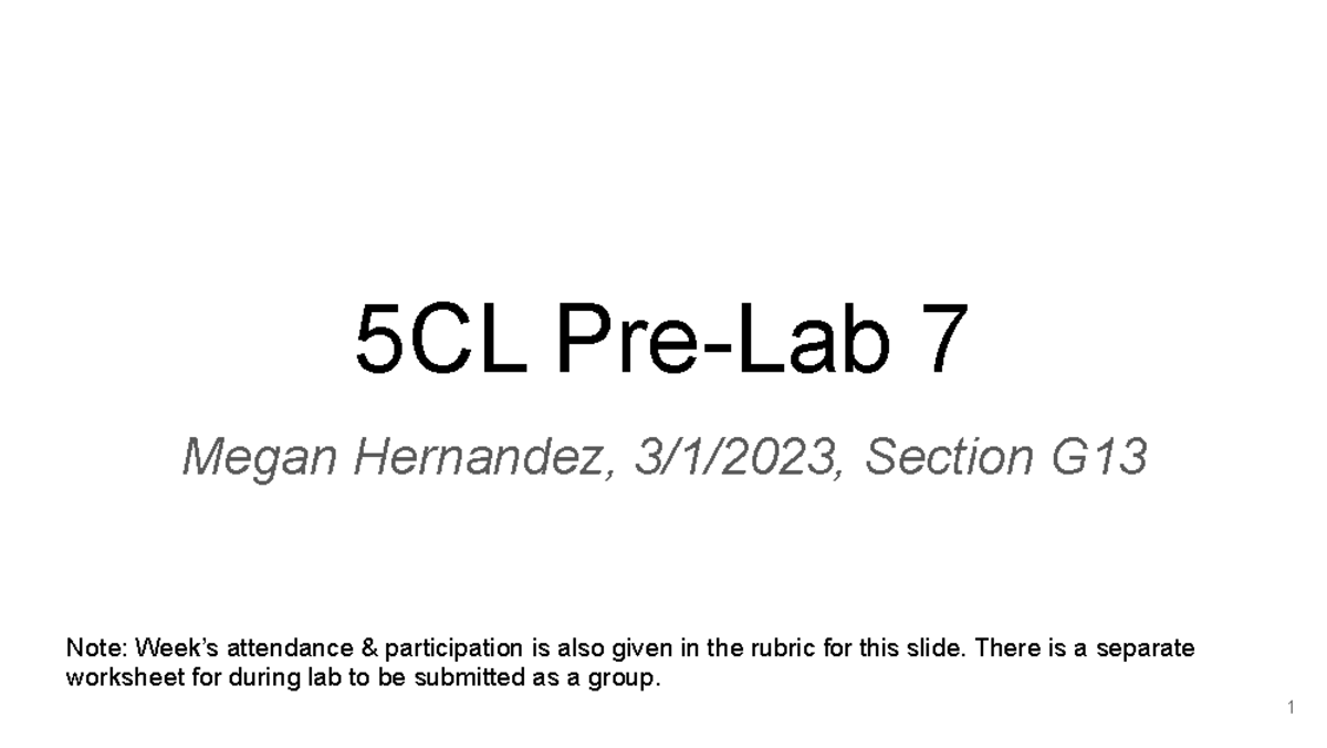 W23 5C Pre Lab 7 Responses And Discussion Studocu