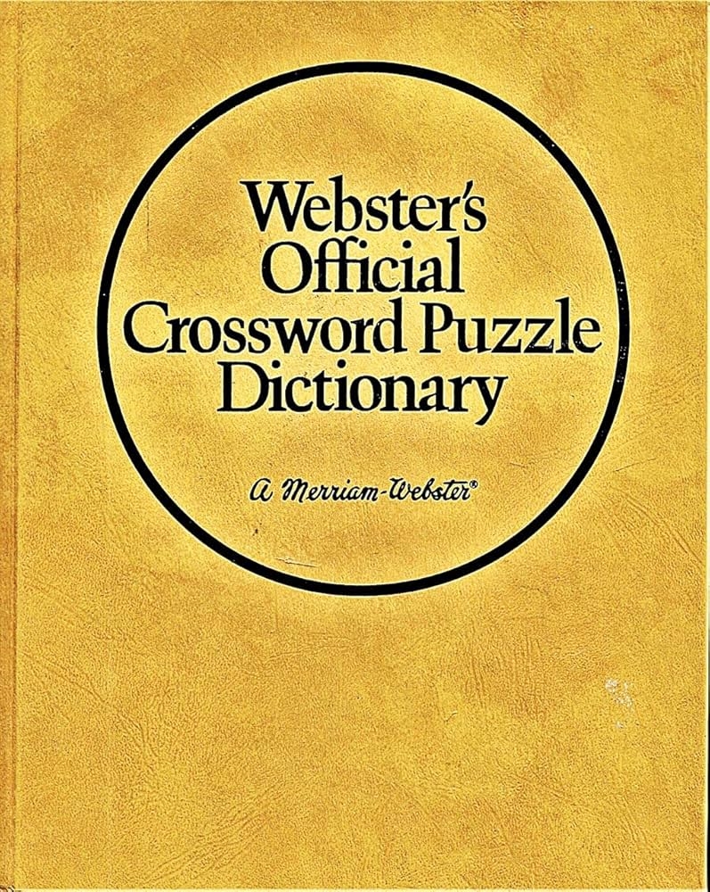 Webster s Official Crossword Puzzle Dictionary MERRIAM WEBSTER 9780877790211 Amazon Books Webster s Official Crossword Puzzle Dictionary MERRIAM WEBSTER 9780877790211 Amazon Books