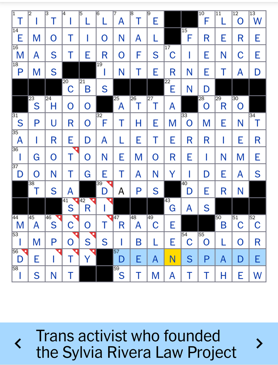 Well This Doesn t Happen Very Often Our Own Professor deanspade Was The Answer To A Clue In The nytimes Crossword This Past Weekend Congratulations Professor Spade 