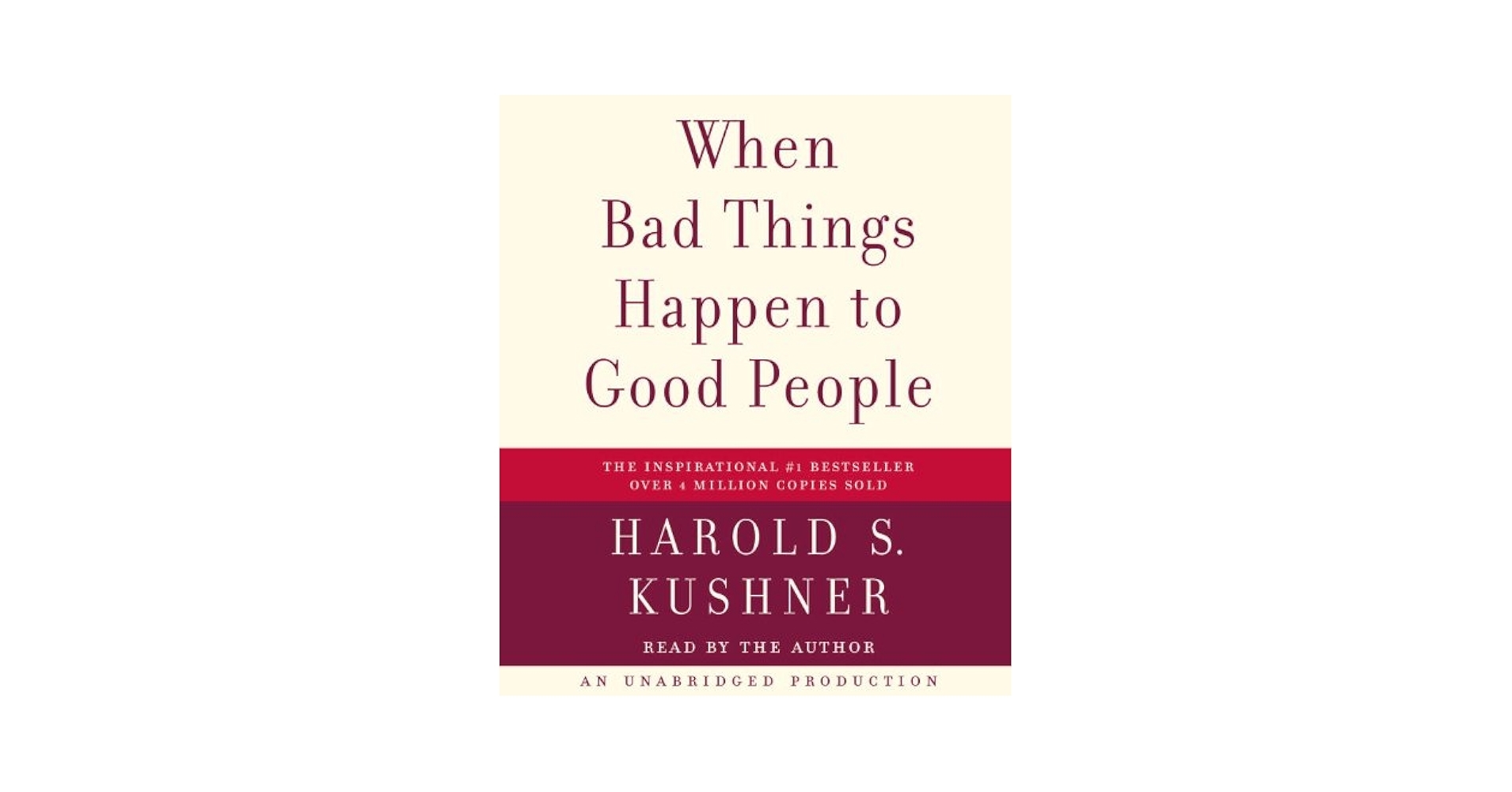 When Bad Things Happen To Good People Kushner Harold S Kushner Harold S 9780307702234 Amazon Books When Bad Things Happen To Good People Kushner Harold S Kushner Harold S 9780307702234 Amazon Books