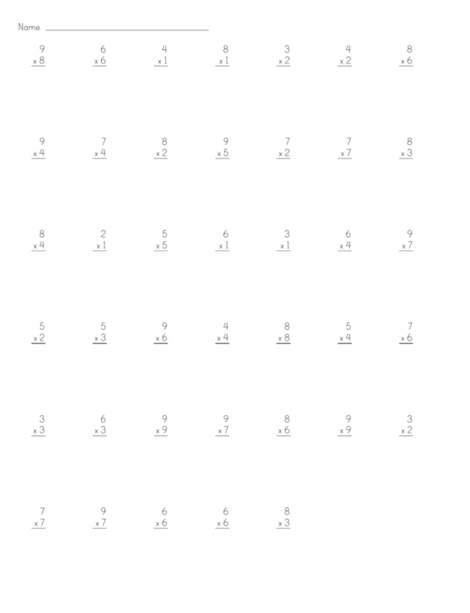 mad minute worksheets