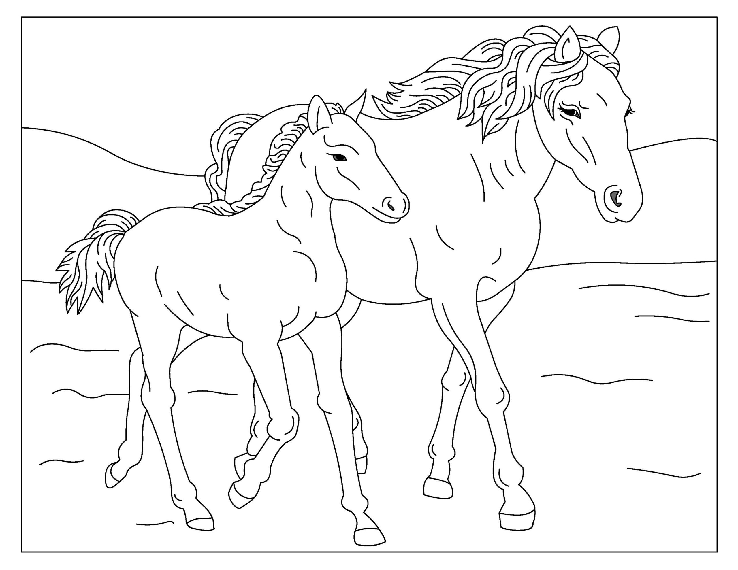 horse coloring books printable horse coloring books printable