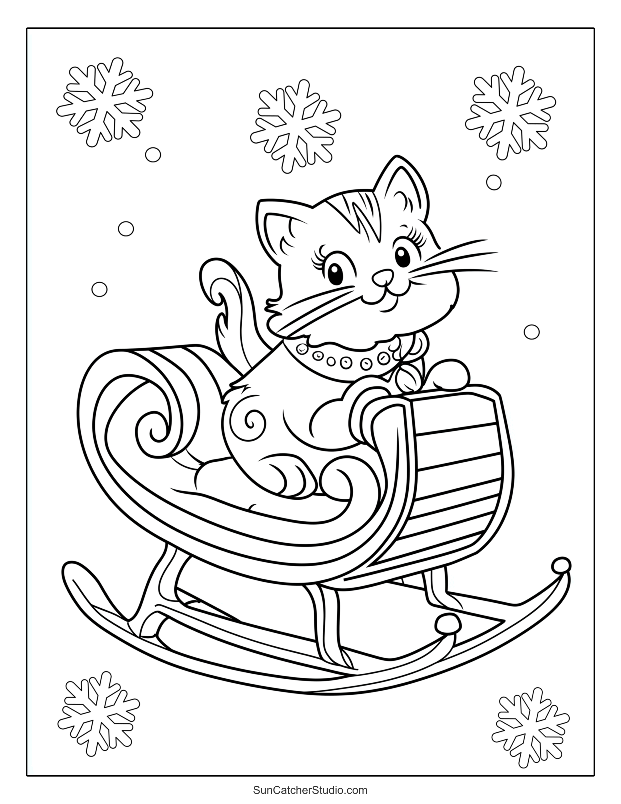 Winter Coloring Pages And Coloring Sheets Free Printables Lettering SVG Files Tools Apps